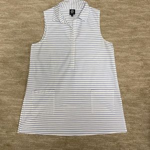 Blue and White Striped Tunic